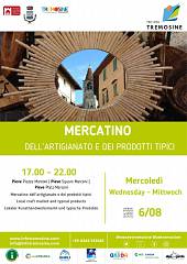 Mercatino artigianato locale e prodotti tipici
